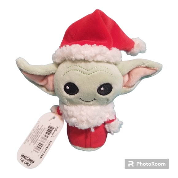 Hallmark itty bitty Seasons Greetings Grogu Mandalorian Star Wars - Picture 1 of 4